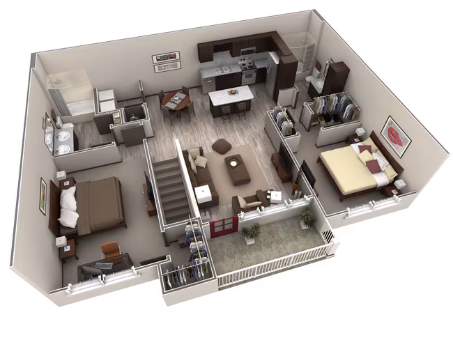 Unit 1219 floor plan